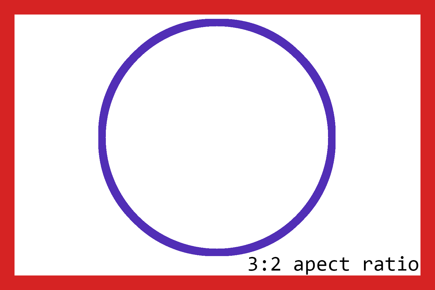 aspect ratio 3:2